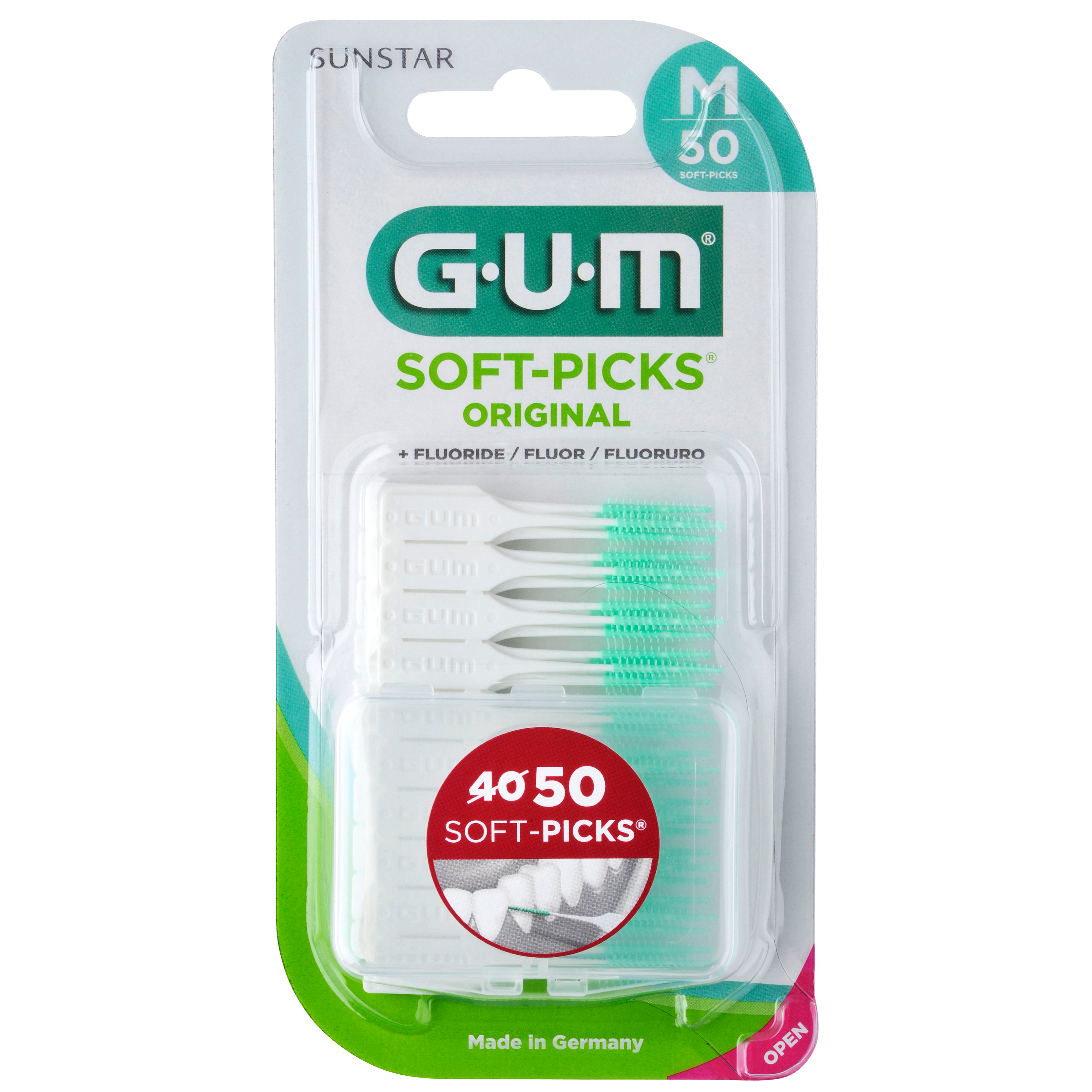 GUM® Soft-Picks Regular with Fluoride 50pk